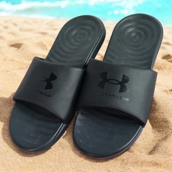 Under Armour ARMR massage Men's Slides Size 9 Vortex Slip Ons - Picture 1 of 12